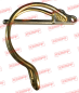 Preview: 133256 Kempf Rohrklappstecker, 4,5x40mm, für Planenkurbel